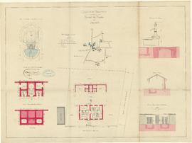 Plan pour la construction de l'école des filles, vue 01.