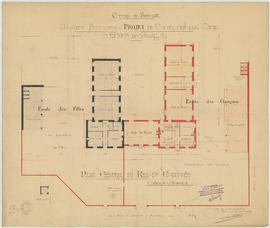 Plan pour la construction d’une mairie et d’une école de garçons, vue 04.