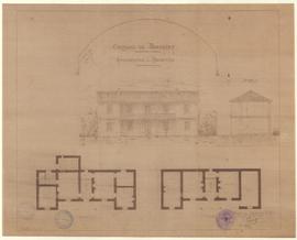 Plan pour l'appropriation et des réparations au presbytère, vue 01.