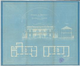 Plan pour l'appropriation et des réparations au presbytère, vue 02.