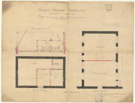 Plan pour l'aménagement d’un logement pour le maître-adjoint et séparation de l’école des garçons...