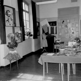 Ecole ménagère de Lhuis : Exposition du 20 mai 1962.