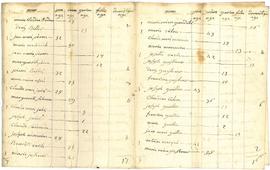 Tableau statistique de la mobilisation pour les Guerres napoléoniennes, vue 03.