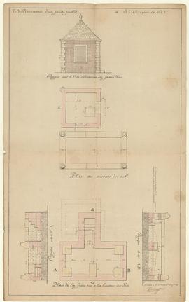 Plan pour la construction du poids public, vue 02.