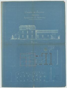 Plan pour la reconstruction et l'appropriation du presbytère, vue 03.