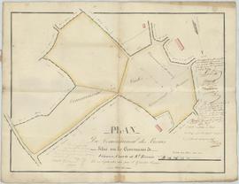 Plan pour l'amodiation du communal des Brosses, vue 01.