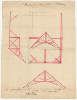 Lavoir de Villebois. – Travaux de réparations.